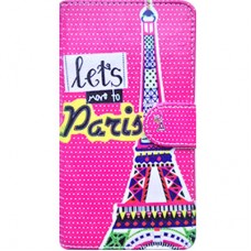 Capa Book Cover para Motorola Moto G5 Plus - Eiffel Lets Paris